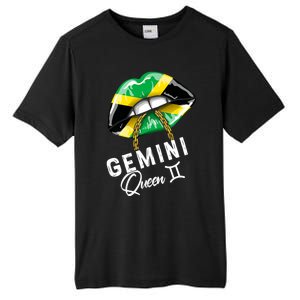 Jamaica Gemini Queen Zodiac Birthday Jamaican Lips Tall Fusion ChromaSoft Performance T-Shirt