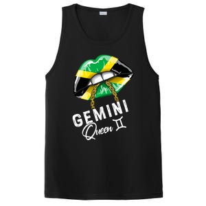 Jamaica Gemini Queen Zodiac Birthday Jamaican Lips PosiCharge Competitor Tank