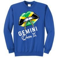 Jamaica Gemini Queen Zodiac Birthday Jamaican Lips Sweatshirt