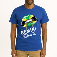 Jamaica Gemini Queen Zodiac Birthday Jamaican Lips Tall T-Shirt