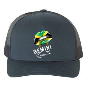 Jamaica Gemini Queen Zodiac Birthday Jamaican Lips Yupoong Adult 5-Panel Trucker Hat