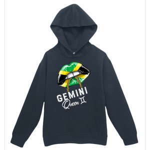 Jamaica Gemini Queen Zodiac Birthday Jamaican Lips Urban Pullover Hoodie