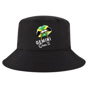 Jamaica Gemini Queen Zodiac Birthday Jamaican Lips Cool Comfort Performance Bucket Hat