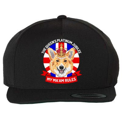 Jubilee Gift Queens Jubilee Gift Wool Snapback Cap