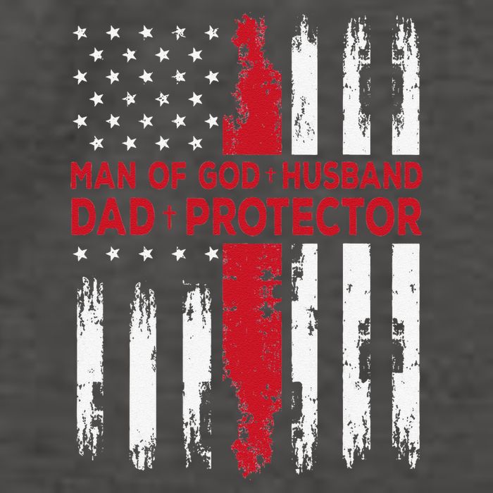 Jesus God Religious Man of God Husband Dad Protector Vector Backpack