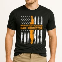 Jesus God Religious Man Of God Husband Dad Protector Cooling Performance Crew T-Shirt