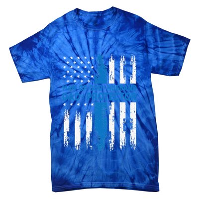 Jesus God Religious Man Of God Husband Dad Protector Tie-Dye T-Shirt