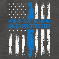 Jesus God Religious Man Of God Husband Dad Protector Vector Backpack