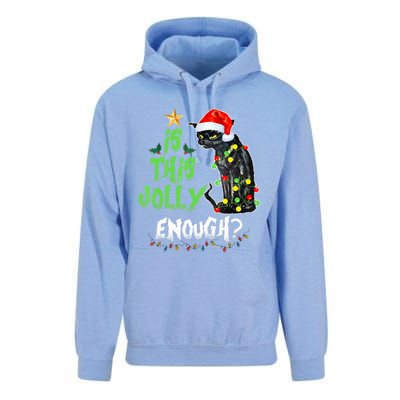 Jolly Grumpy Santa Cat Funny Christmas Cat Lover Funny Gift Great Gift Unisex Surf Hoodie