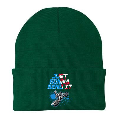 Just Gonna Send It Motocross Dirt Bike Knit Cap Winter Beanie