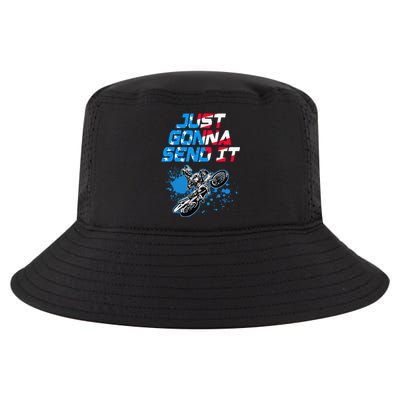 Just Gonna Send It Motocross Dirt Bike Cool Comfort Performance Bucket Hat