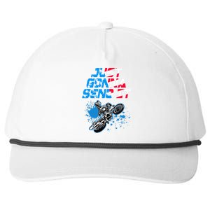 Just Gonna Send It Motocross Dirt Bike Snapback Five-Panel Rope Hat