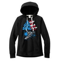 Just Gonna Send It Motocross Dirt Bike Women's Fleece Hoodie