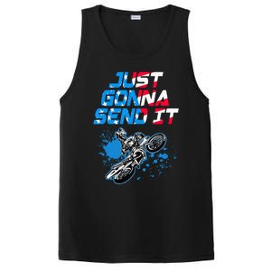 Just Gonna Send It Motocross Dirt Bike PosiCharge Competitor Tank