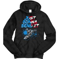 Just Gonna Send It Motocross Dirt Bike Tie Dye Hoodie