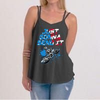 Just Gonna Send It Motocross Dirt Bike Women's Strappy Tank