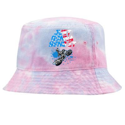 Just Gonna Send It Motocross Dirt Bike Tie-Dyed Bucket Hat