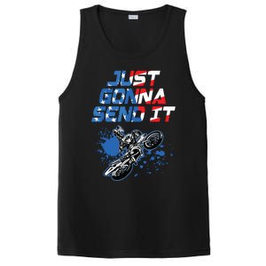 Just Gonna Send It Motocross Shirts Dirt Bike Tee PosiCharge Competitor Tank