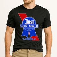 Just Gonna Send It Nother Day Nother Beer Blue Ribbon Cooling Performance Crew T-Shirt