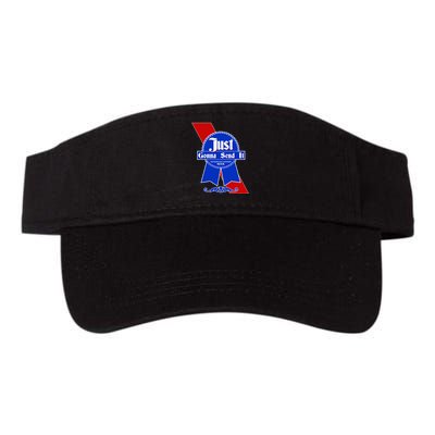 Just Gonna Send It Nother Day Nother Beer Blue Ribbon Visor