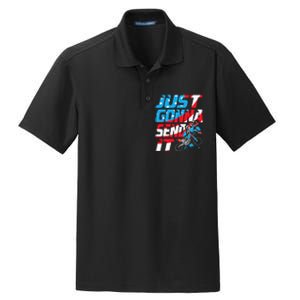 Just Gonna Send It Dirt Bike Mx Biker Rider Motocross Dry Zone Grid Polo