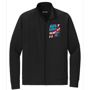 Just Gonna Send It Dirt Bike Mx Biker Rider Motocross Stretch Full-Zip Cadet Jacket