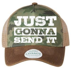 Just Gonna Send It Motocross Mountain Bike Ski Snowboard BMX Legacy Tie Dye Trucker Hat