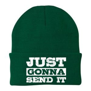 Just Gonna Send It Motocross Mountain Bike Ski Snowboard BMX Knit Cap Winter Beanie