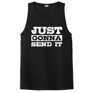 Just Gonna Send It Motocross Mountain Bike Ski Snowboard BMX PosiCharge Competitor Tank