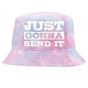 Just Gonna Send It Motocross Mountain Bike Ski Snowboard BMX Tie-Dyed Bucket Hat