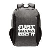 Just Gonna Send It Motocross Mountain Bike Ski Snowboard BMX Vector Backpack