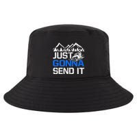 Just Gonna Send It retro Snowmobiling Motor Sled Riders Cool Comfort Performance Bucket Hat