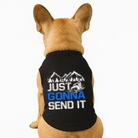 Just Gonna Send It retro Snowmobiling Motor Sled Riders Doggie Tank
