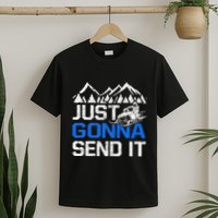 Just Gonna Send It retro Snowmobiling Motor Sled Riders T-Shirt