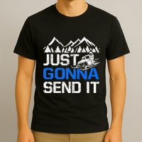 Just Gonna Send It retro Snowmobiling Motor Sled Riders T-Shirt