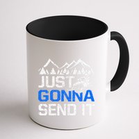 Just Gonna Send It retro Snowmobiling Motor Sled Riders Mug