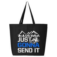Just Gonna Send It retro Snowmobiling Motor Sled Riders 25L Jumbo Tote
