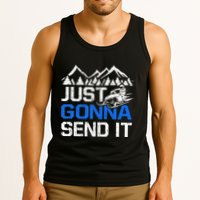 Just Gonna Send It retro Snowmobiling Motor Sled Riders Tank Top