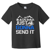 Just Gonna Send It retro Snowmobiling Motor Sled Riders Toddler T-Shirt