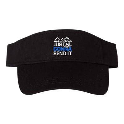 Just Gonna Send It retro Snowmobiling Motor Sled Riders Visor
