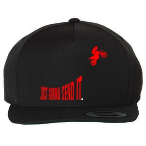 Just Gonna Send It Funny Motocross Wool Snapback Cap