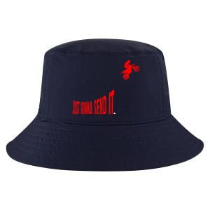 Just Gonna Send It Funny Motocross Cool Comfort Performance Bucket Hat