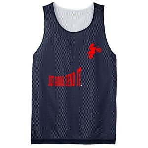 Just Gonna Send It Funny Motocross Mesh Reversible Basketball Jersey Tank