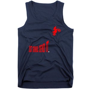 Just Gonna Send It Funny Motocross Tank Top