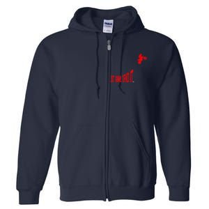 Just Gonna Send It Funny Motocross Full Zip Hoodie