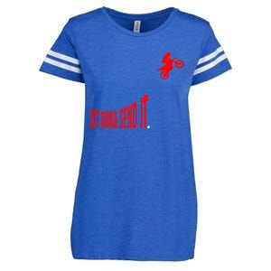 Just Gonna Send It Funny Motocross Enza Ladies Jersey Football T-Shirt