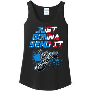 Just Gonna Send It Motocross Dirt Bike Ladies Essential Tank