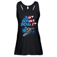 Just Gonna Send It Motocross Dirt Bike Ladies Essential Flowy Tank