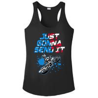 Just Gonna Send It Motocross Dirt Bike Ladies PosiCharge Competitor Racerback Tank