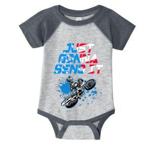 Just Gonna Send It Motocross Dirt Bike Infant Baby Jersey Bodysuit